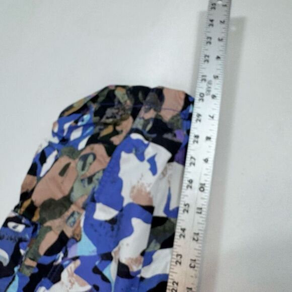 Free People Movement Mesmerize Me Pants women's Medium blue Violet printed cargo - Picture 5 of 10